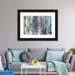 Rustic Blooming Succulent Wall Art