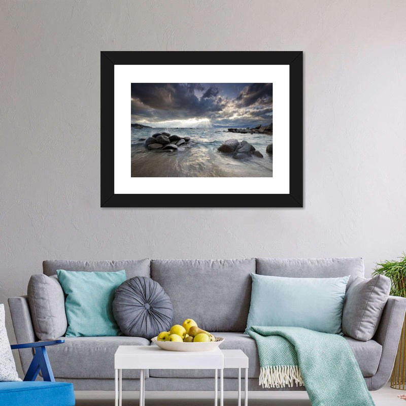 Sunlit Lake Tahoe Wall Art