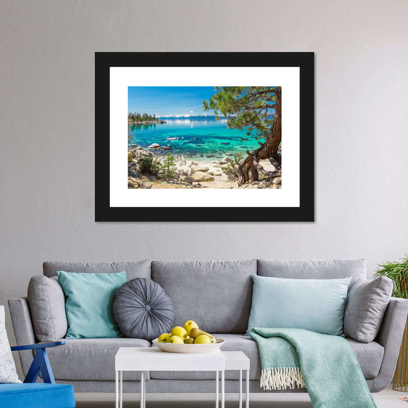 Turquoise Lake Tahoe Wall Art