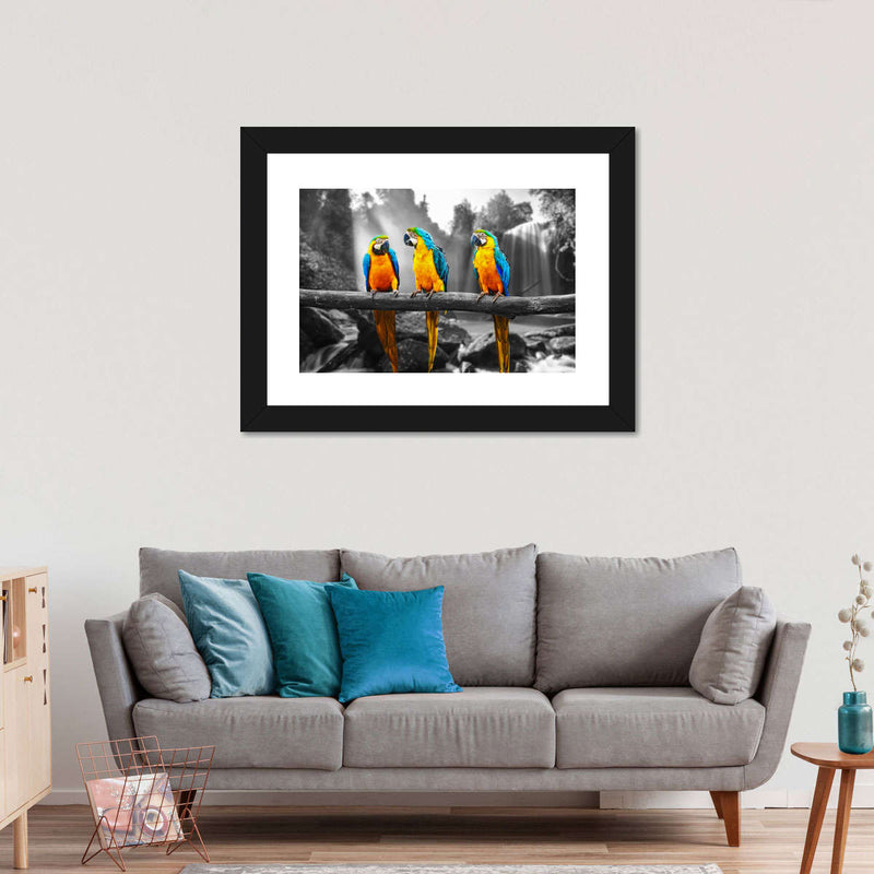 Macaw Friends Pop Wall Art
