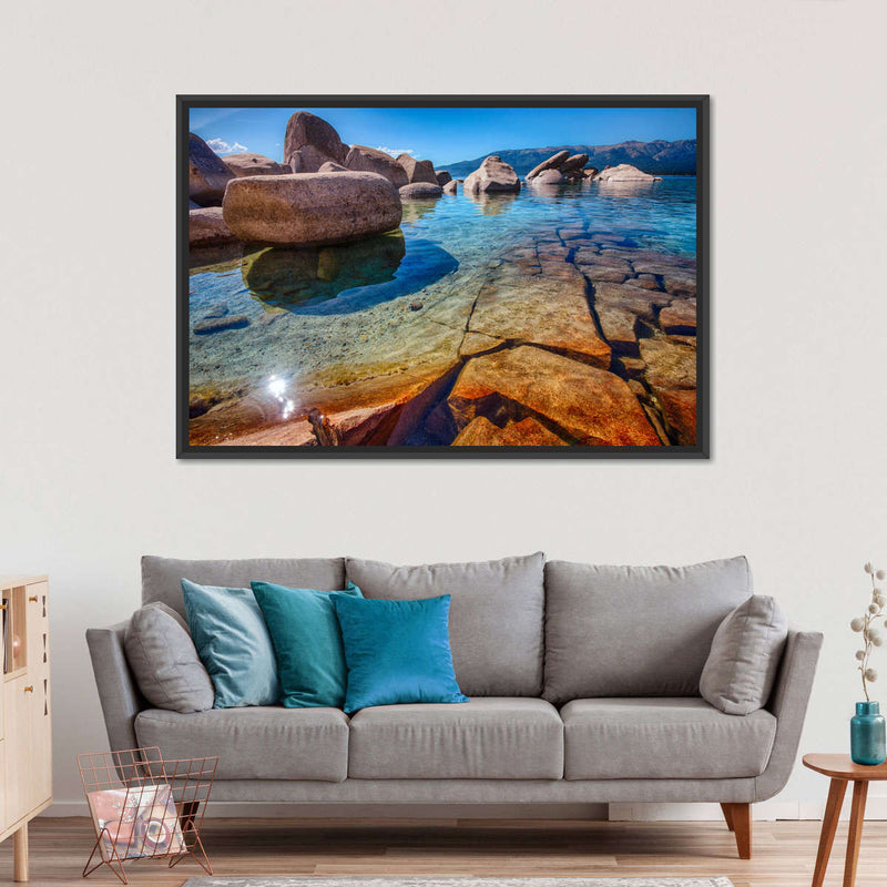 Lake Tahoe Stones Wall Art