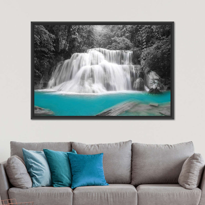 Pop Rainforest Waterfall Wall Art