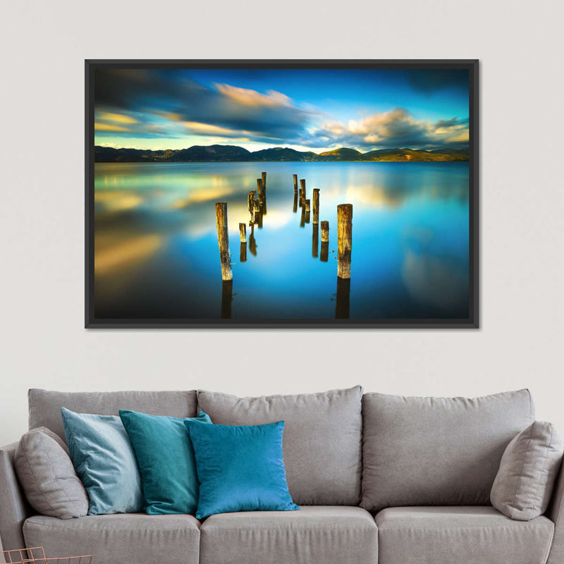 Massaciuccoli Lake Sunset Wall Art