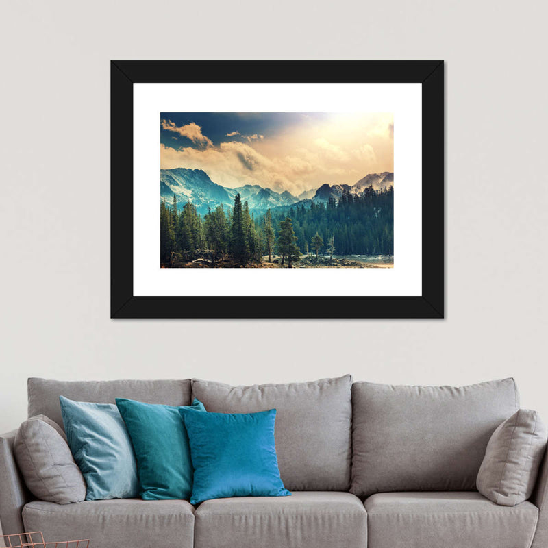 Sierra Nevada Mountainscape Wall Art