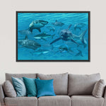 Shiver Of Sharks Wall Art