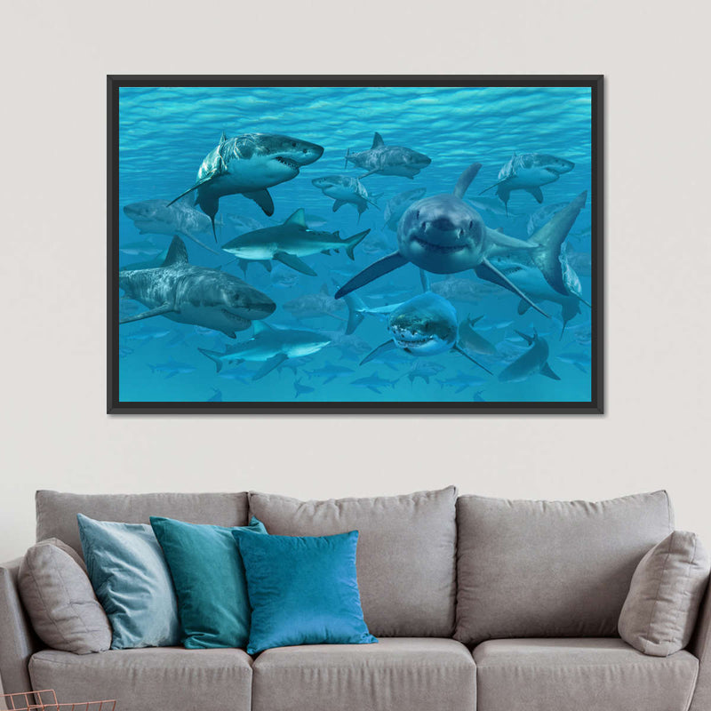 Shiver Of Sharks Wall Art