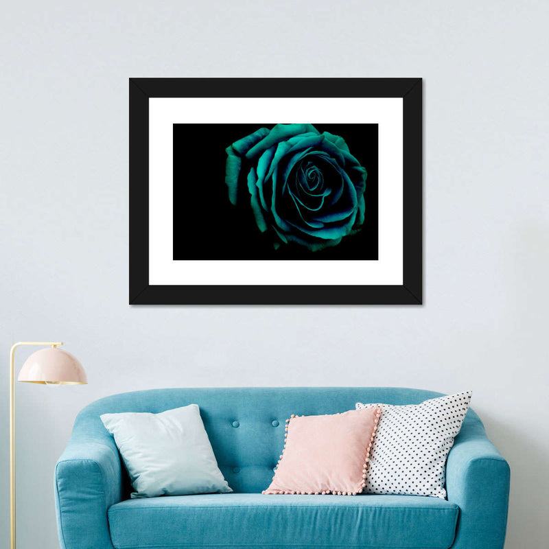 Green Flower Wall Art