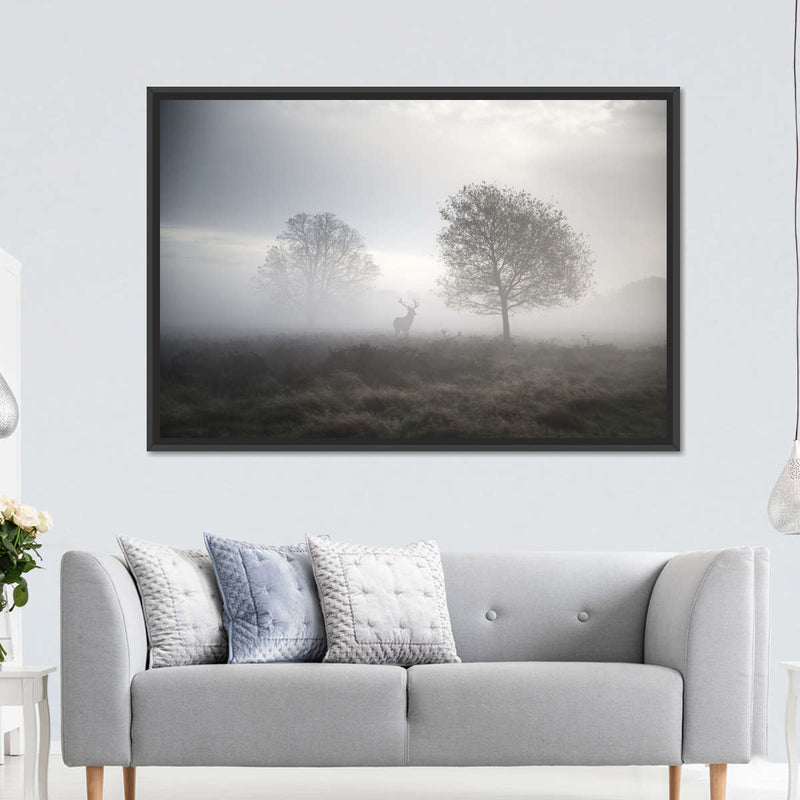 Hunting at Dusk Wall Art