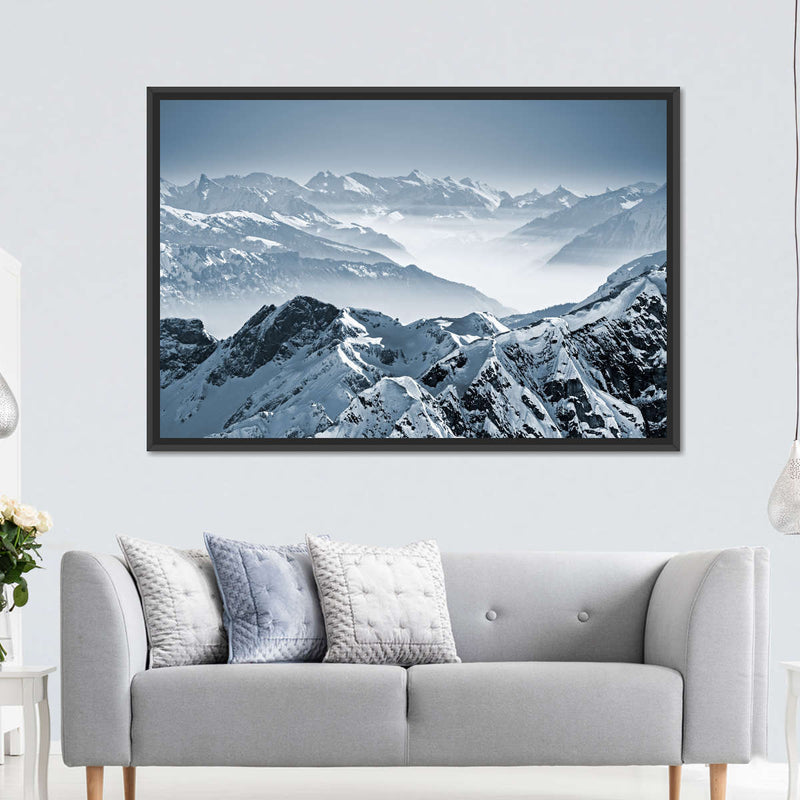 Swiss Mountain Peaks Wall Art