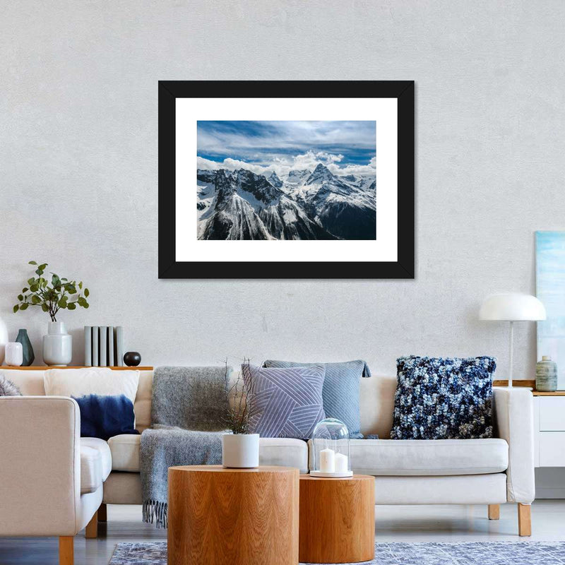Snow Mountain Peaks Wall Art