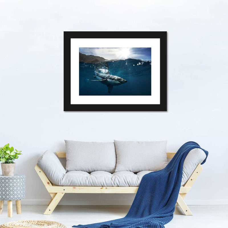 Shark Sunshine Wall Art