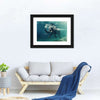 Swimming Elephant Wall Art