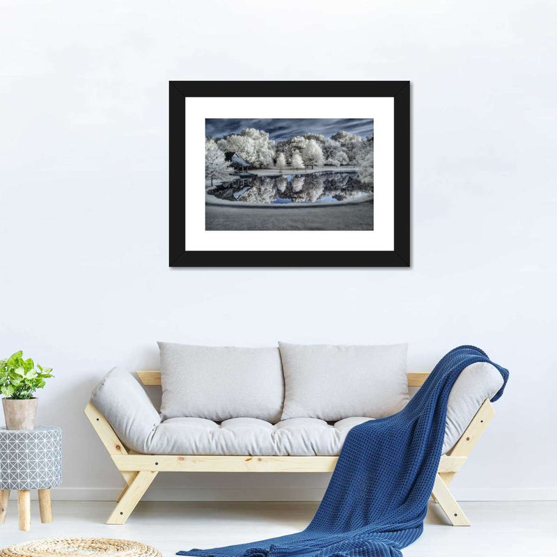 Winter Nightscape Wall Art