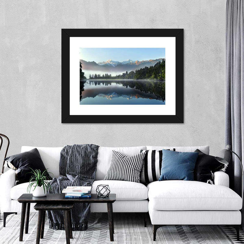 Lake Matheson Reflection Wall Art