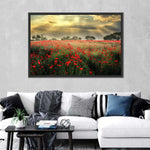 Scandinavian Poppy Field Wall Art