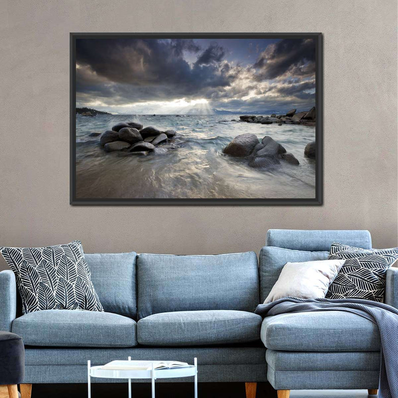 Sunlit Lake Tahoe Wall Art