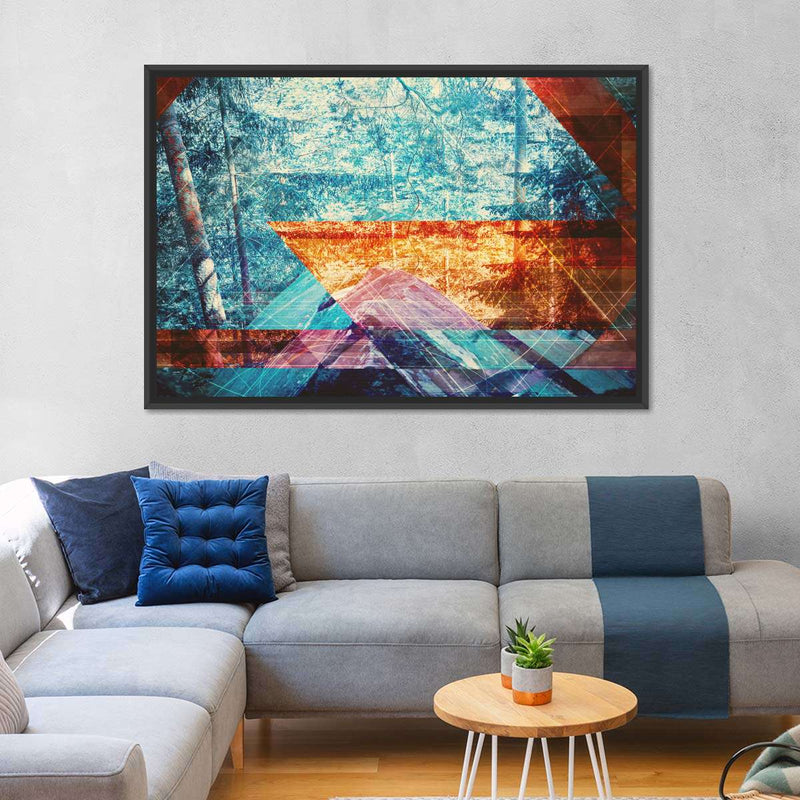 Psychedelic Forest Wall Art