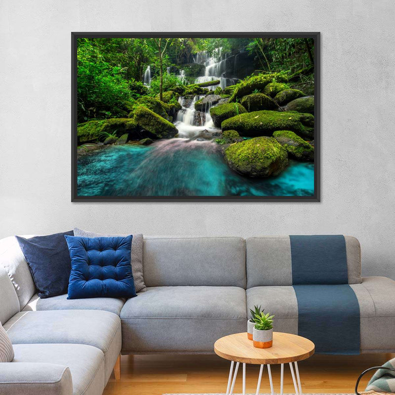 Tropical Waterfall Wall Art