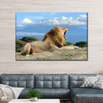 Roaring Safari Lion Wall Art
