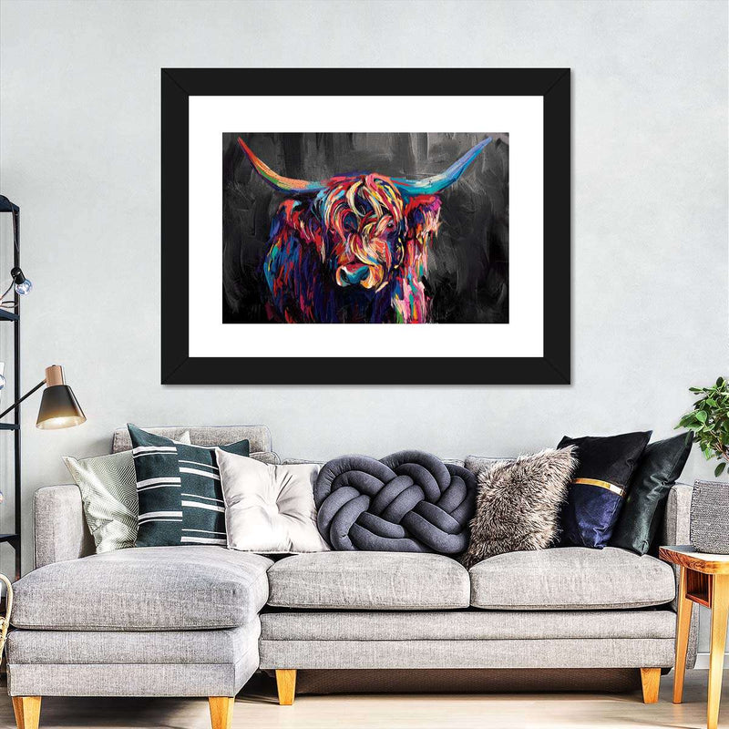 Highland Cow Acrylic Wall Art