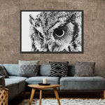 Staring Owl Wall Art