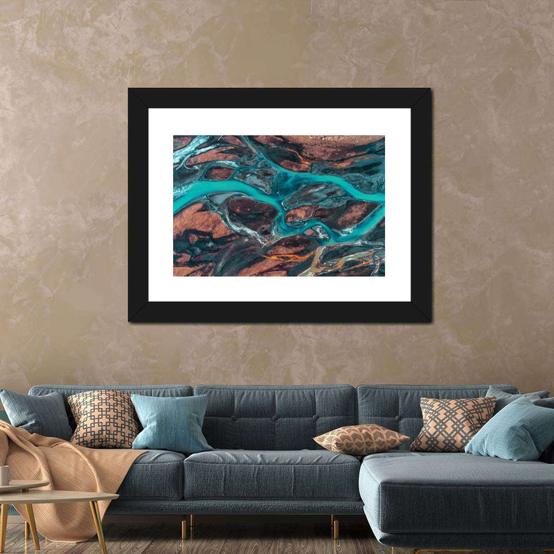 Icelandic River Wall Art