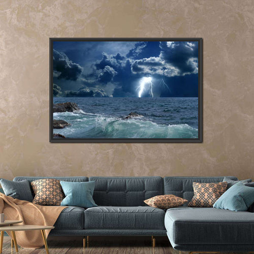 Ocean Storm Bolt Wall Art