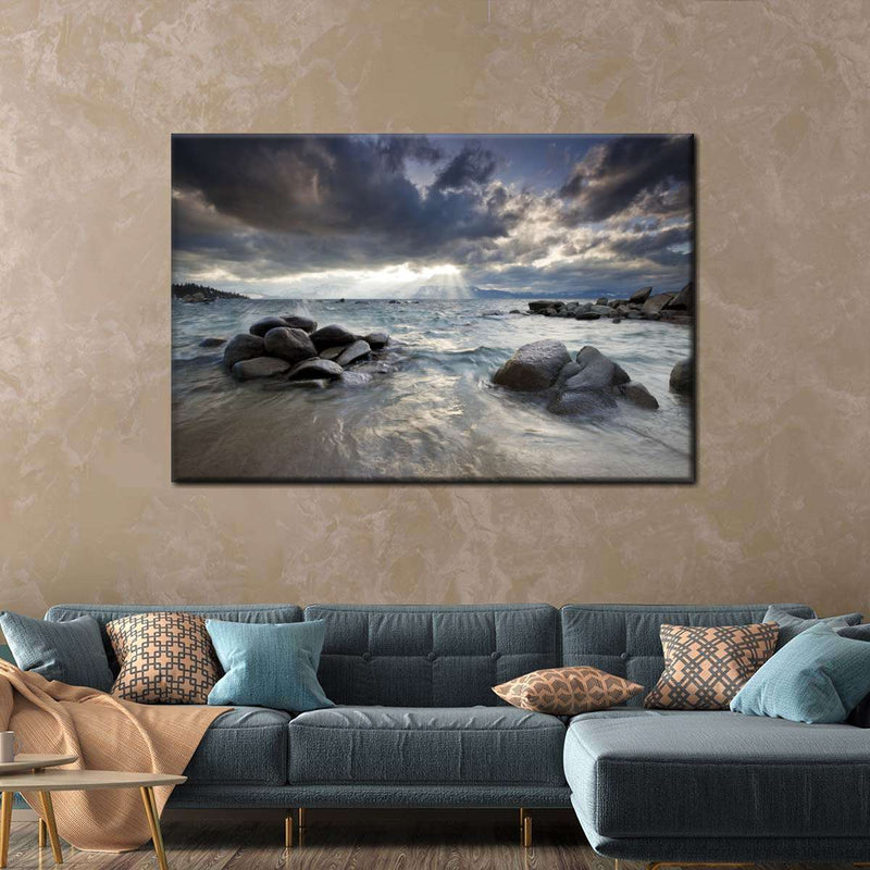 Sunlit Lake Tahoe Wall Art