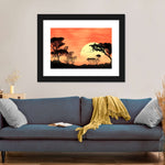 Sunrise In Africa Wall Art