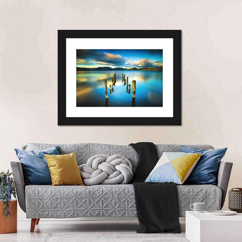 Massaciuccoli Lake Sunset Wall Art
