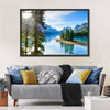 Sunny Maligne Lake Wall Art