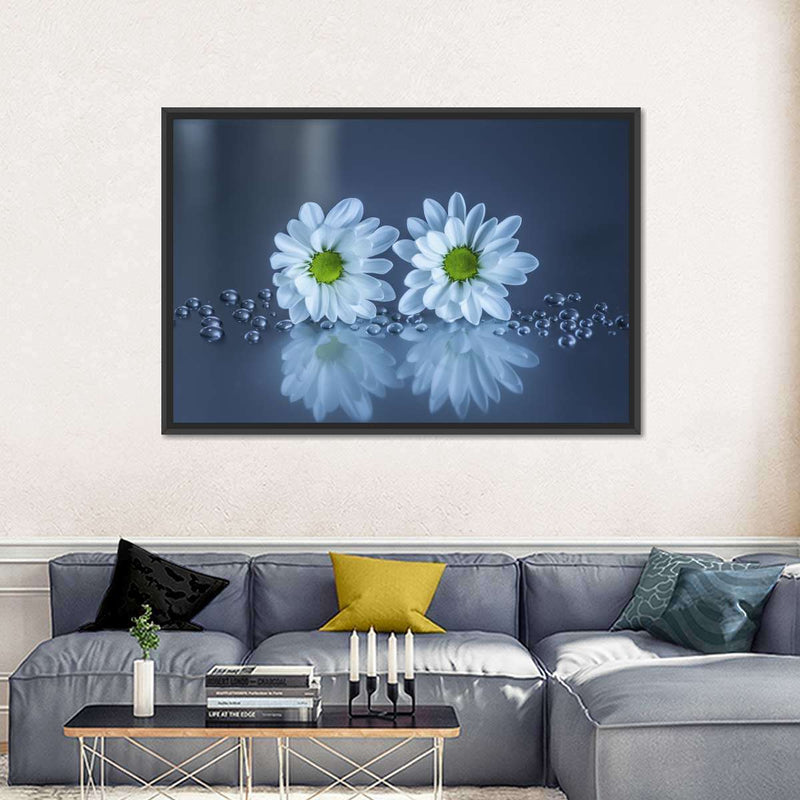 White Daisies Wall Art