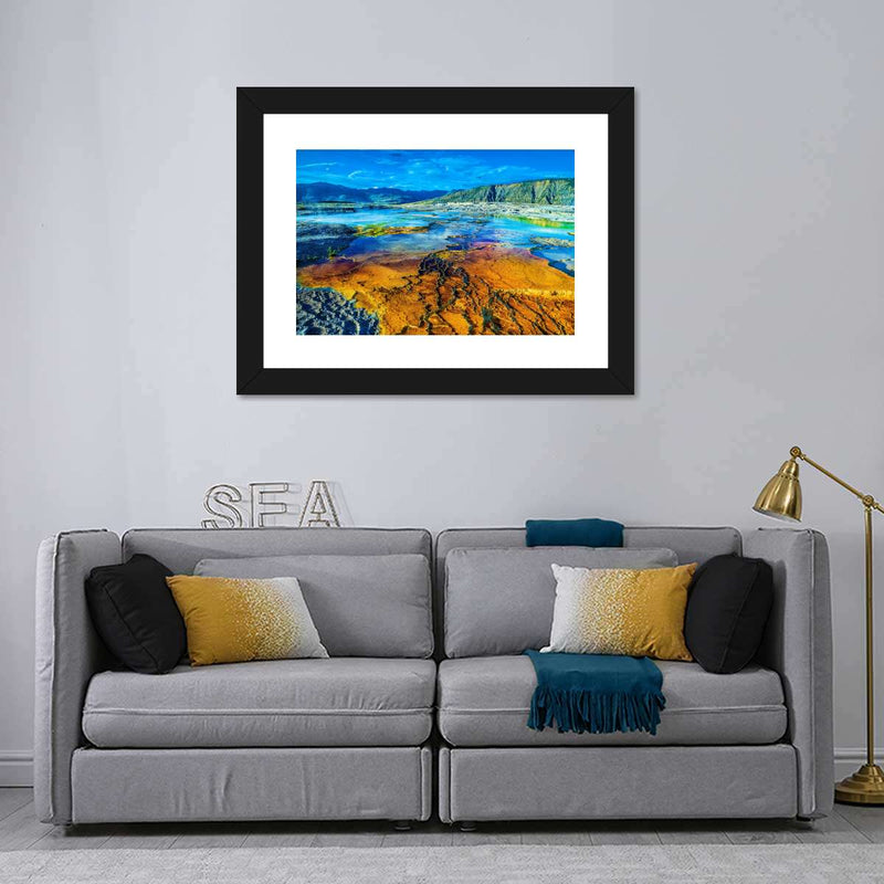 Yellowstone Mammoth Hot Springs Wall Art