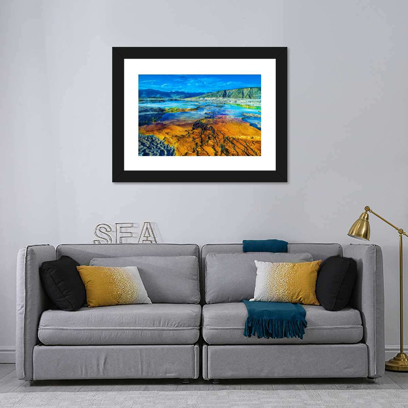 Yellowstone Mammoth Hot Springs Wall Art