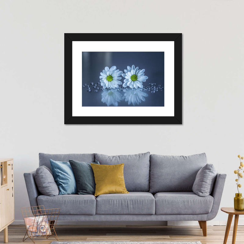 White Daisies Wall Art