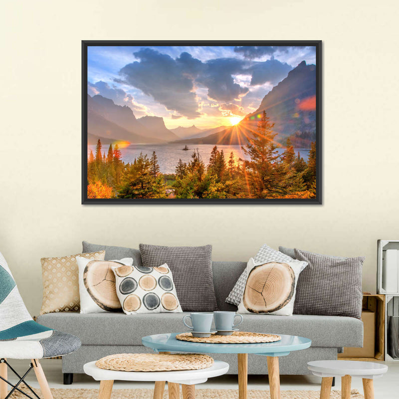 Montana Saint Mary Lake Wall Art