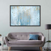 Light Blue Abstract Wall Art
