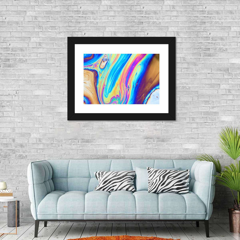 Oil And Water Abstract Wall Art