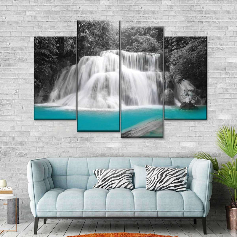 Pop Rainforest Waterfall Wall Art