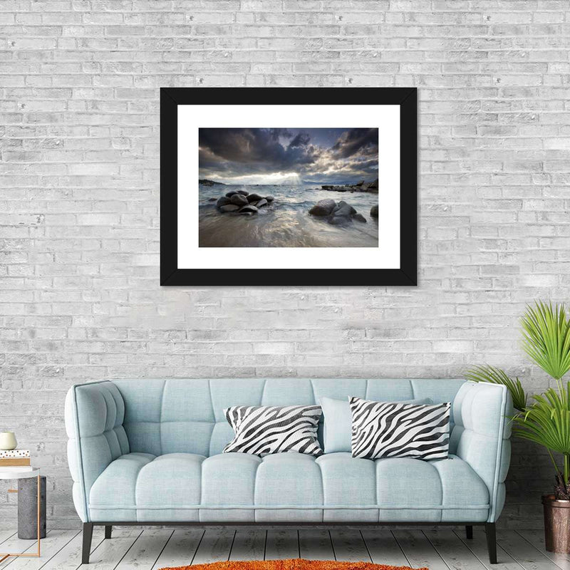 Sunlit Lake Tahoe Wall Art