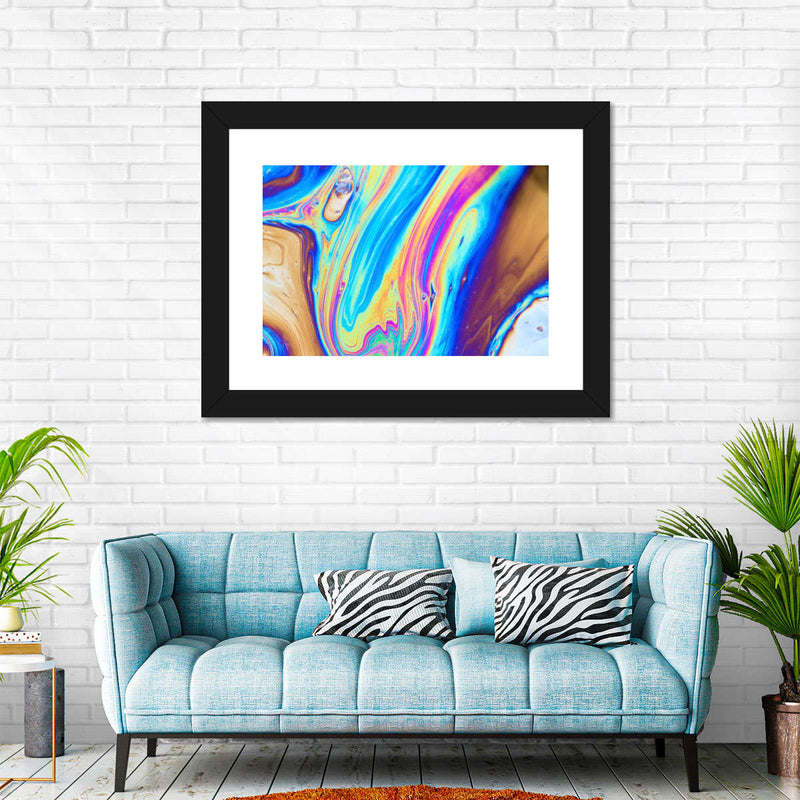 Oil And Water Abstract Wall Art