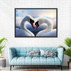 Swan Romance Wall Art