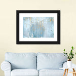 Light Blue Abstract Wall Art