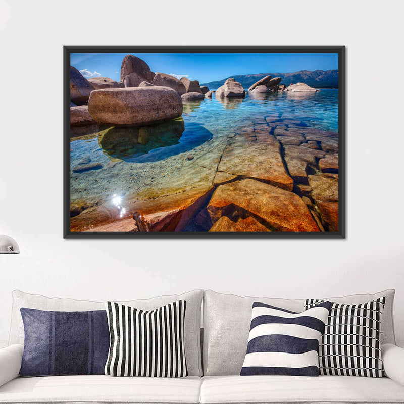 Lake Tahoe Stones Wall Art