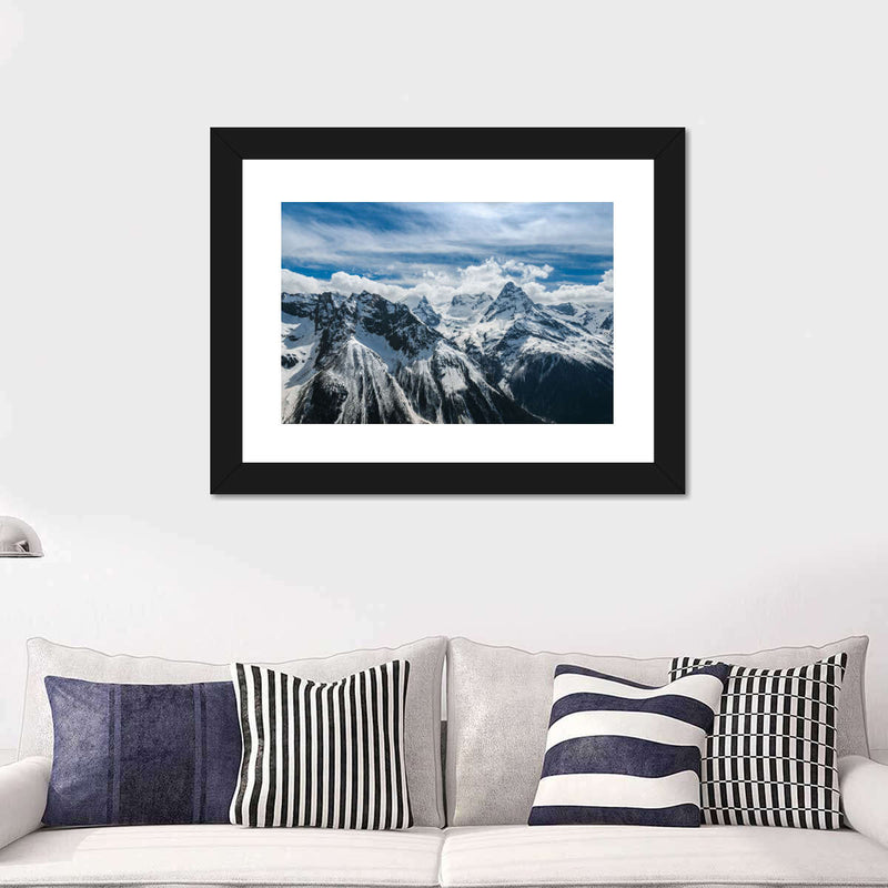Snow Mountain Peaks Wall Art