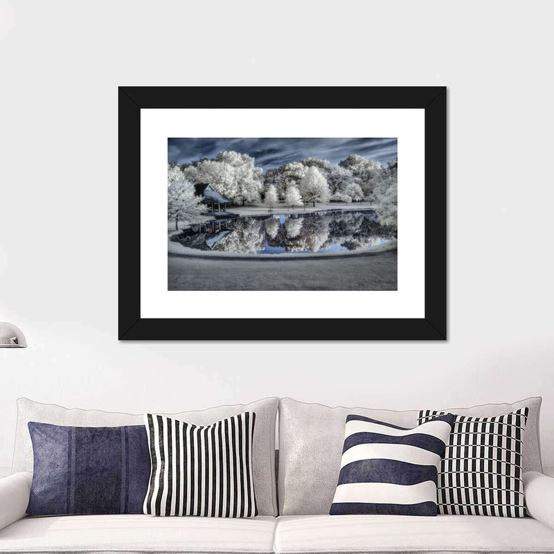 Winter Nightscape Wall Art