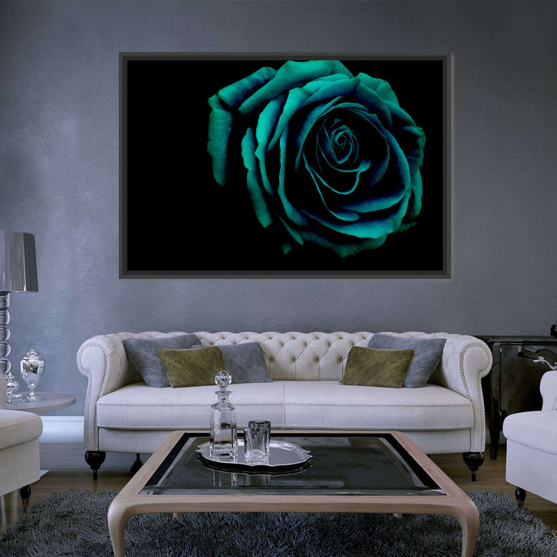 Green Flower Wall Art