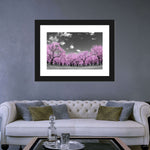 Pop Pink Forest Wall Art