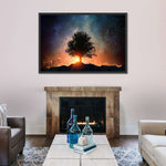 Starry Tree Wall Art