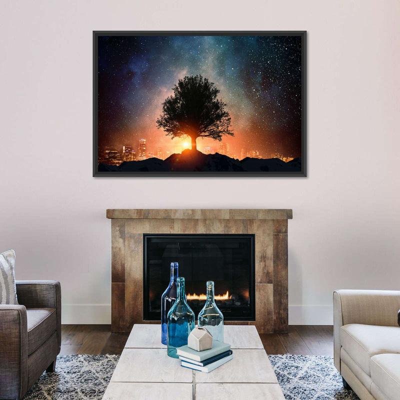 Starry Tree Wall Art